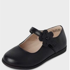 Black Faux-Leather Slip-On Children’s Place Mary Jane Flats Casual Dress Shoe 11